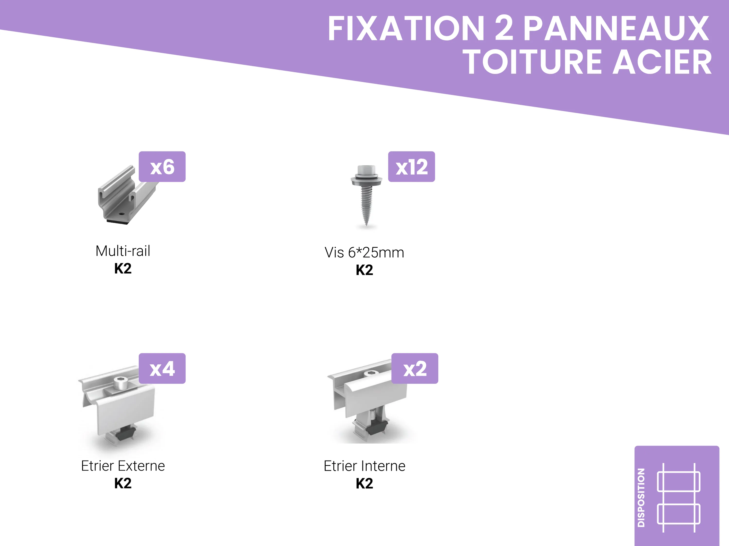 ADAPTATEUR POUR POSE PAYSAGE, vue 2