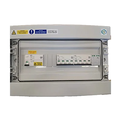 COFFRET AC TRIPHASE, 1 ONDULEUR 20KVA MAX ( diff type B)