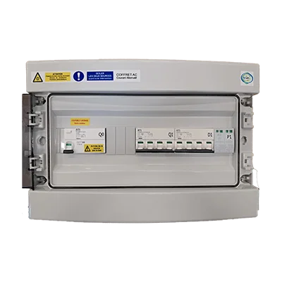 COFFRET AC TRIPHASE, 1 ONDULEUR 25KVA MAX ( diff type B)