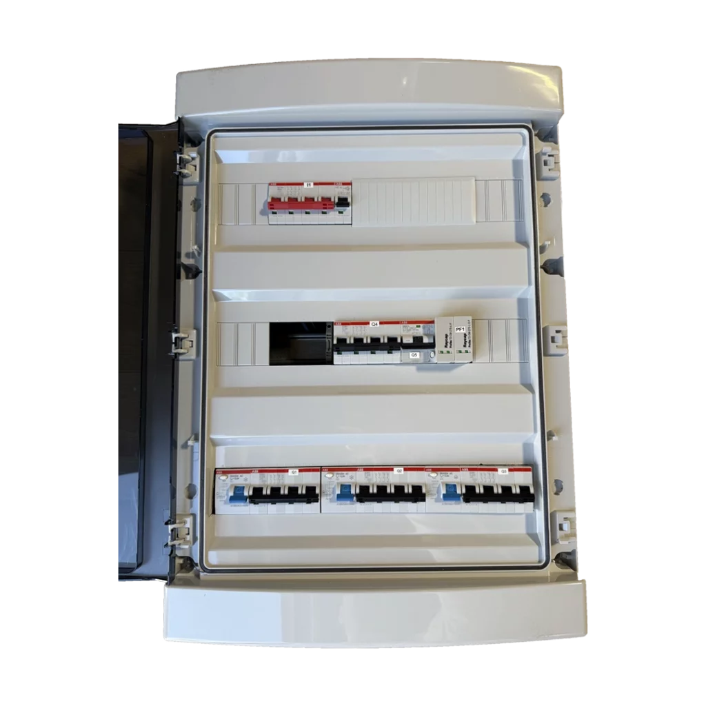 COFFRET AC TRIPHASE, 1 ONDULEUR 30KVA MAX (diff type B), vue 2