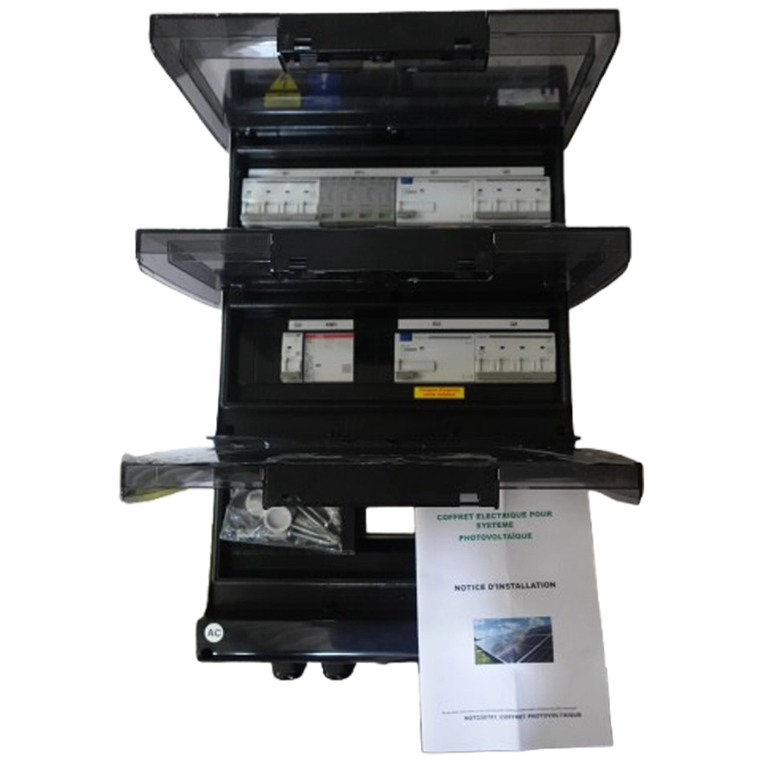 COFFRET AC TRIPHASÉ, 1 ONDULEUR 9KVA MAX ( diff type B), vue 2