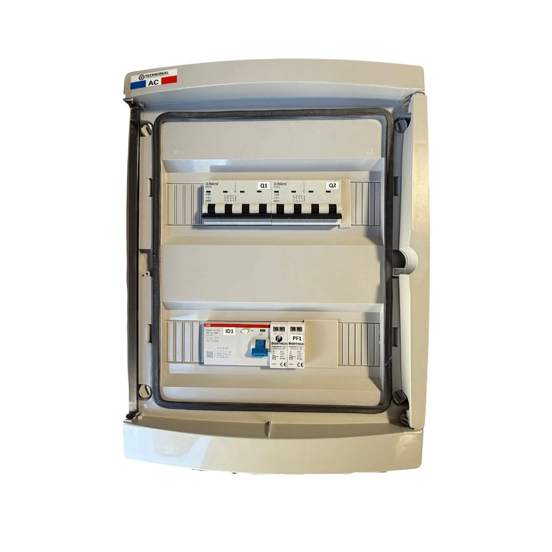 COFFRET AC TRIPHASÉ, 1 ONDULEUR 9KVA MAX, vue 3