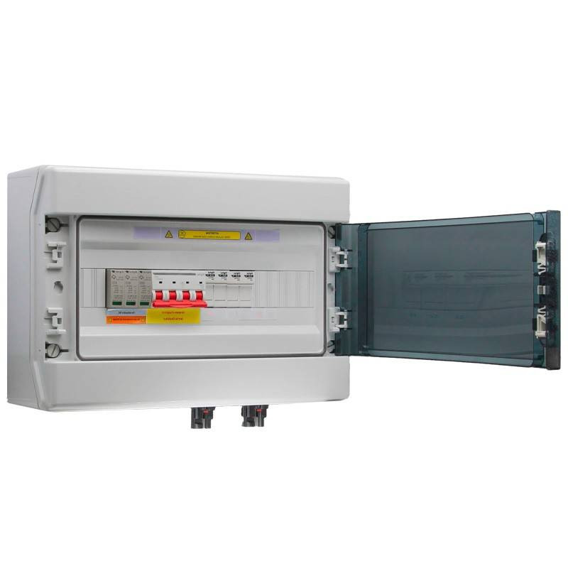 COFFRET DC DOUBLE 2X"25A/1000V 1 STRING", vue 3