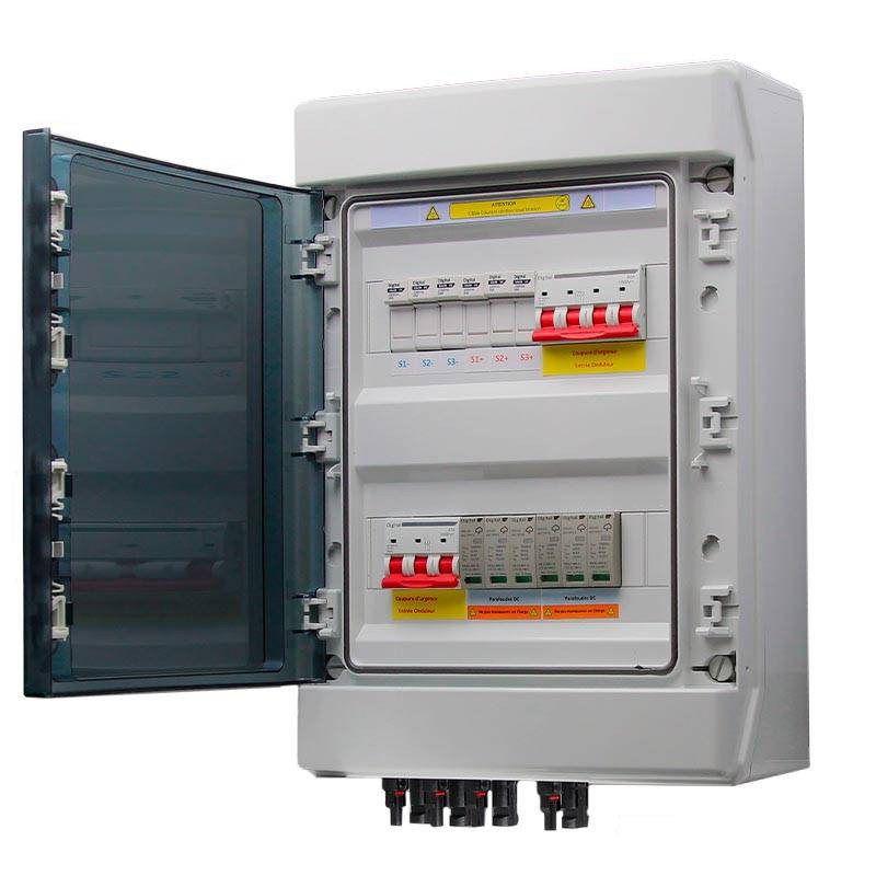 COFFRET DC DOUBLE 2X"40A/1000V 2 STRINGS", vue 2