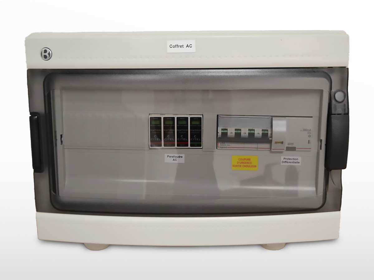 COFFRET DE JONCTION TRIPHASE 36KVA 63A, vue 2