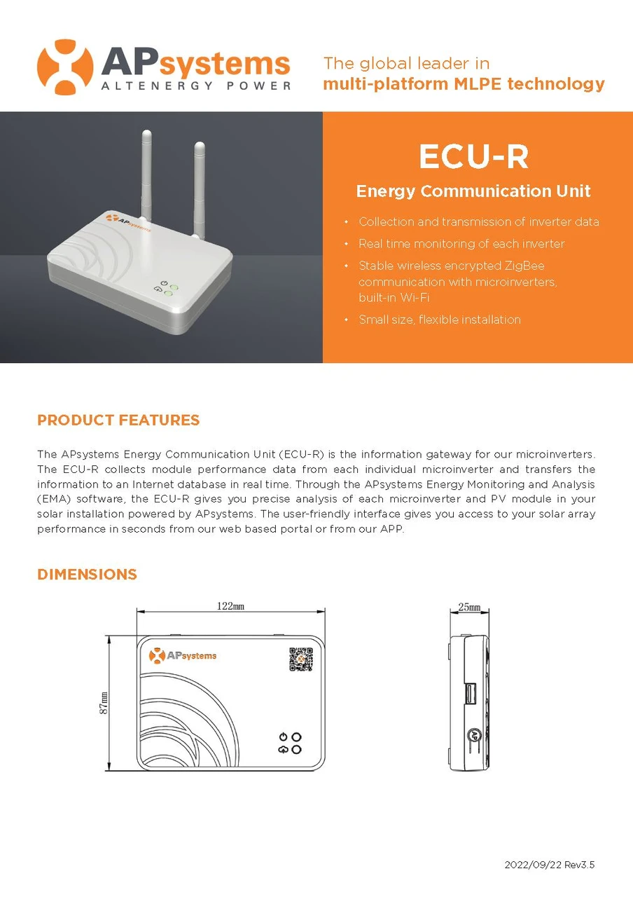ECU-C ENERGY COMMUNICATION, vue 2
