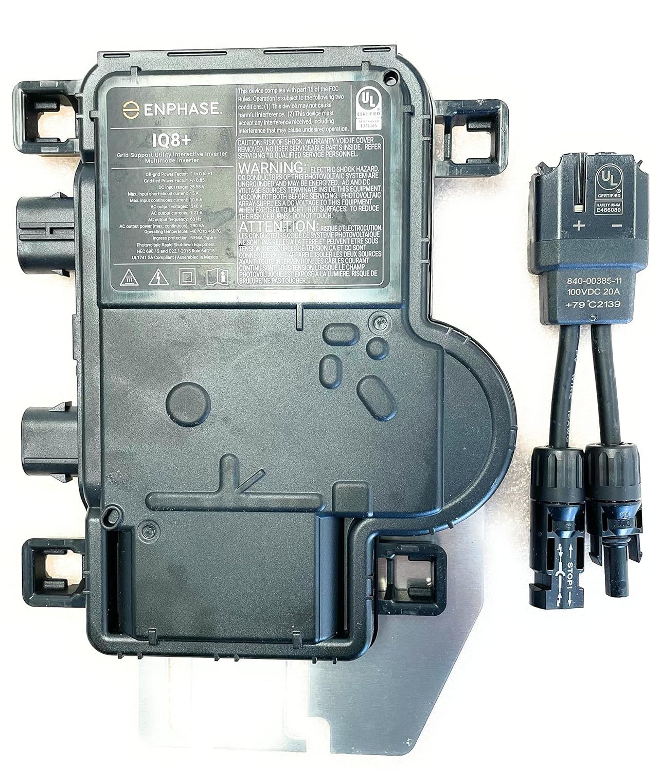 Enphase IQ8P-72-2-INT, vue 3