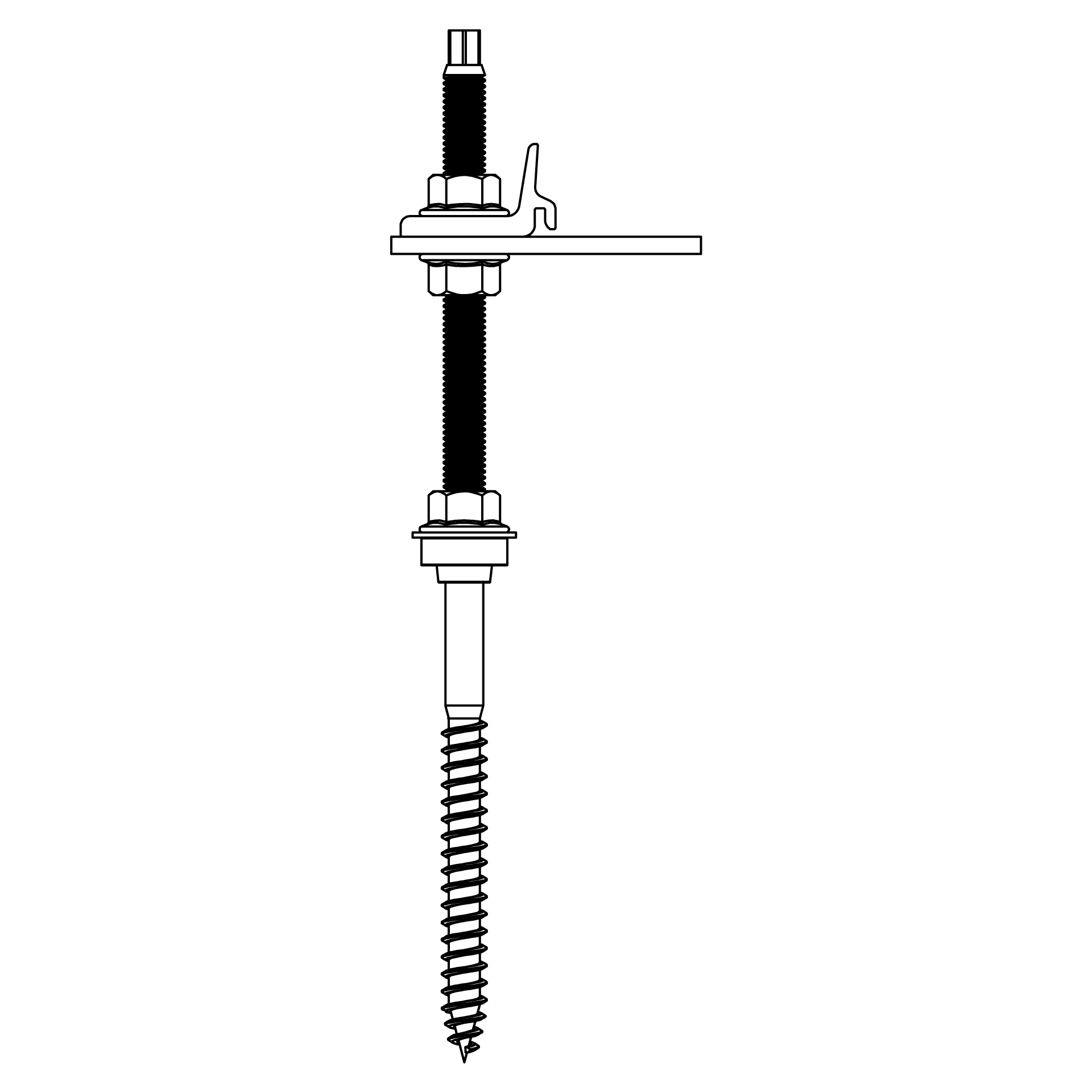 K2 CLIMBER 36/50 POUR VIS A DOUBLE FILETAGE M12