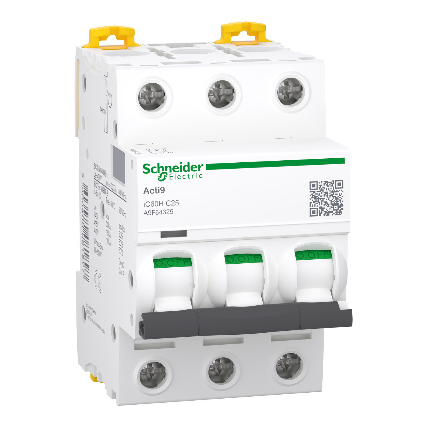 KIT DISJONCTEUR 25A TRIPHASE, vue 2